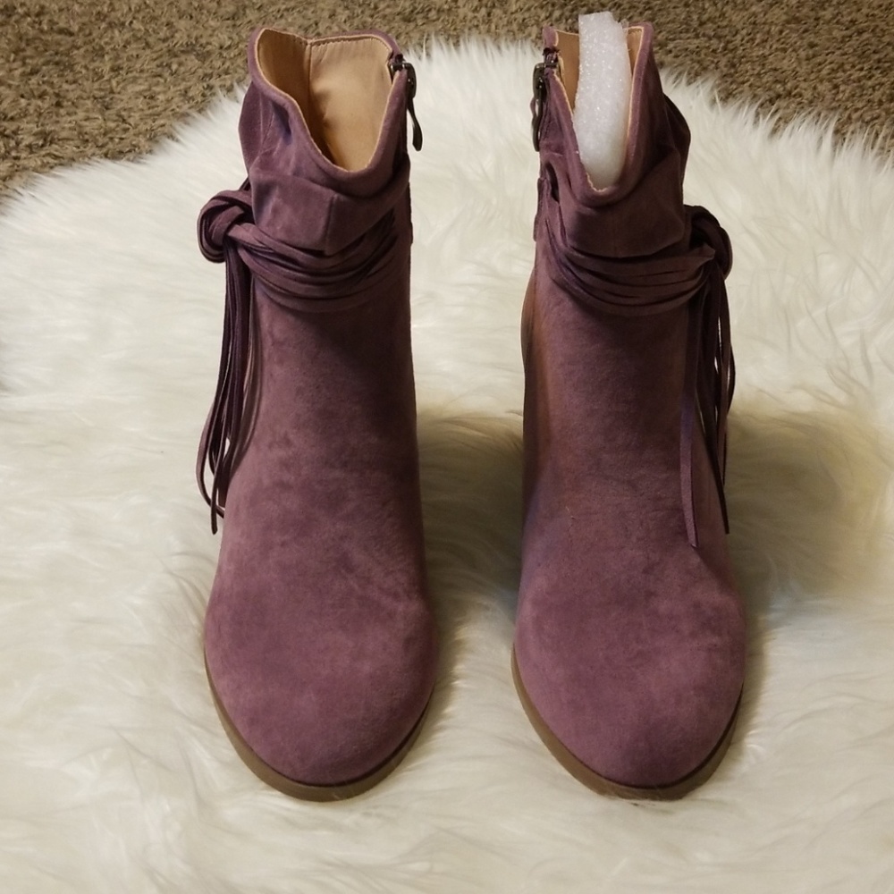🎉Final Sale🎉 Mauve Cowboy Ankle Boot Booties - Picture 6 of 7